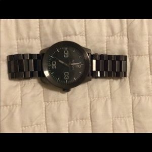 Nixon watch. Graphite bracelet band